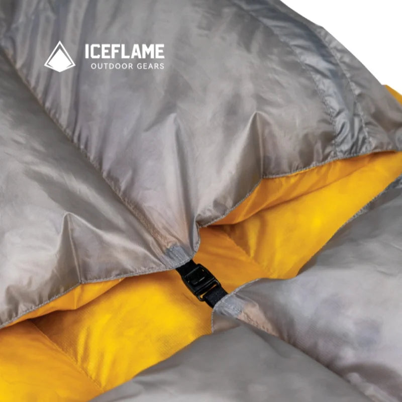 ICE Flame NXT 800FP Down Quilt Outdoor Camping Multifunctional Ultralight New Duck Down Quilt Waterproof Bottomless Sleeping Bag