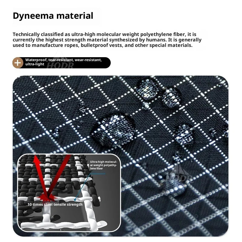 [HODR] Dyneema Titanium Mug Storage Bag for 200–450ml Mugs Ultralight Outdoor Lightweight Water-Resistant Camping & Hiking Gear